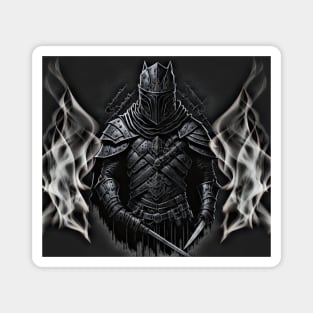 Smokey Knight - Dark Print Magnet