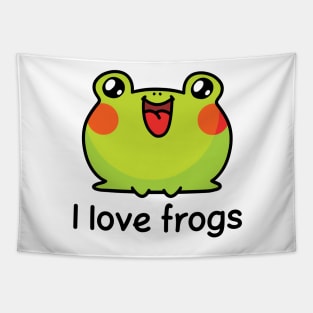 I love frogs Tapestry