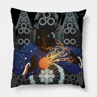 Black magic Pillow