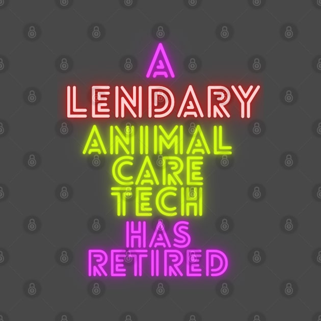 A Legendary Animal Care Tech has retired by Weird Lines