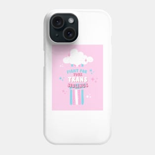 fight for your trans siblings Phone Case