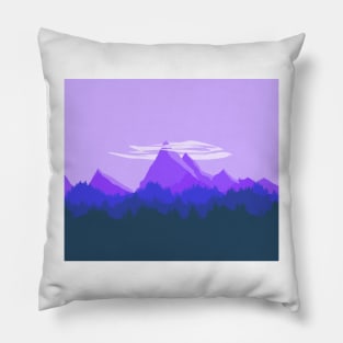 Purple Mountain Pillow