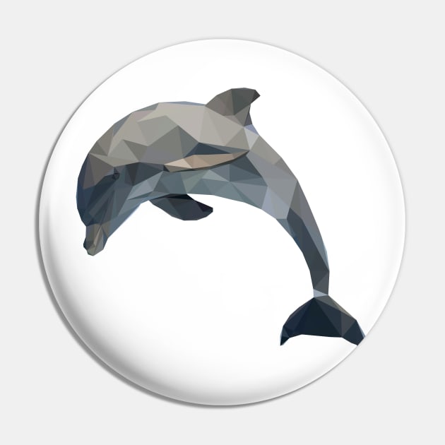 dolphin lowpoly art Pin by Amartwork