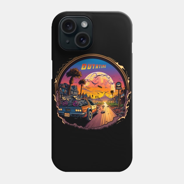 Outatime Phone Case by Buff Geeks Art