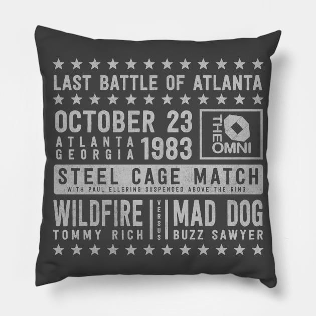 Last Battle Of Atlanta Pillow by deadright