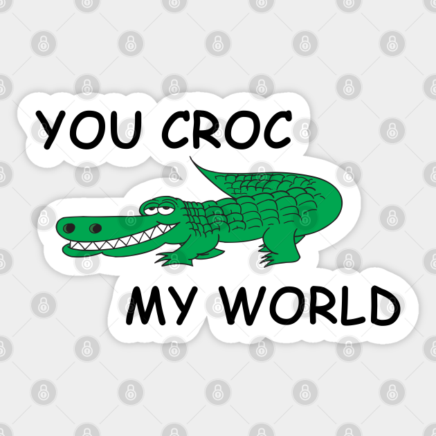 funny croc designs