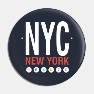 Airport New York Pin