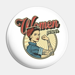 Women power Pin