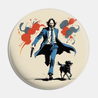 John Wick It's time for battle Pin