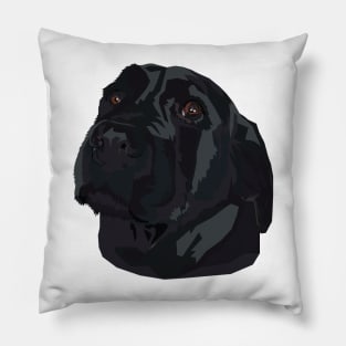 Black Lab Pillow