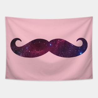 Galaxy Mustache Tapestry