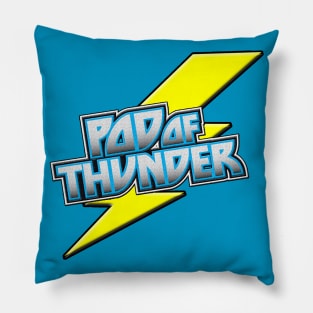 Pod of Thunder Lighting Bolt Logo Pillow