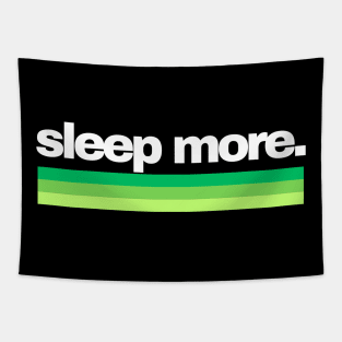 Sleep More Sleeping Rainbow - Greens Sleeping Tapestry