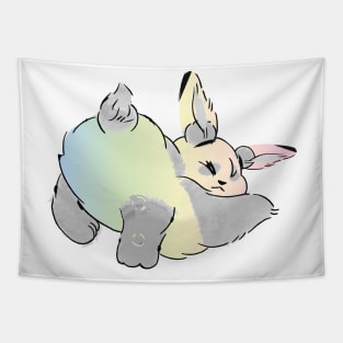 cute bunny tail Tapestry