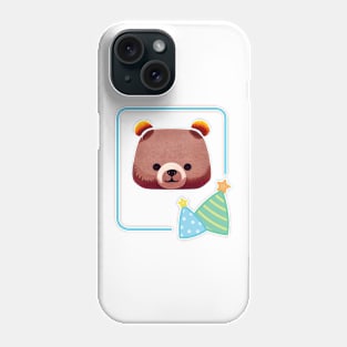 Cute Birthday Party Bear Phone Case