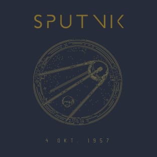 Sputnik 1 CCCP Soviet Union Satellite T-Shirt