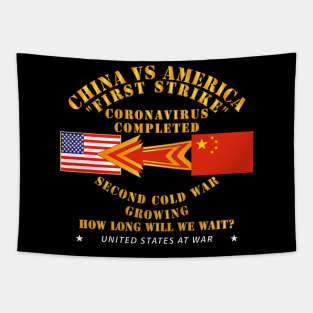 China Vs America - First Strike Completed - 2nd Cold War Tapestry