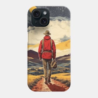 Camino de Santiago Spain Starry Night Travel Tourism Retro Vintage Phone Case