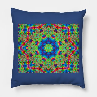 Molecular Mandala Pillow