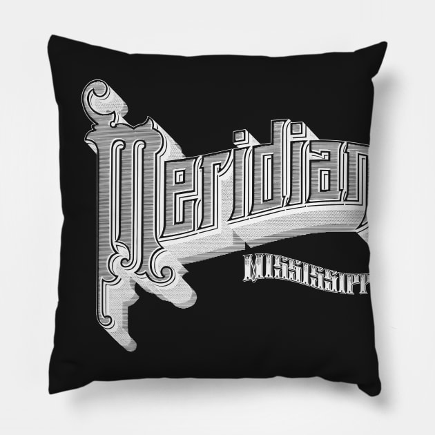 Vintage Meridian, MS Pillow by DonDota