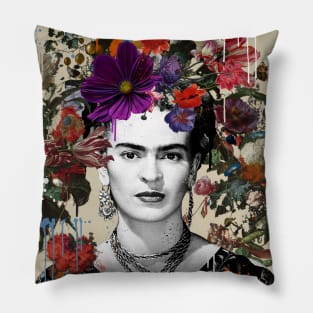 Frida Kahlo pop art Pillow