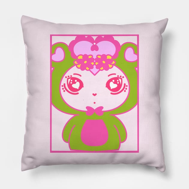 Frog Princess Pillow by Greenorc