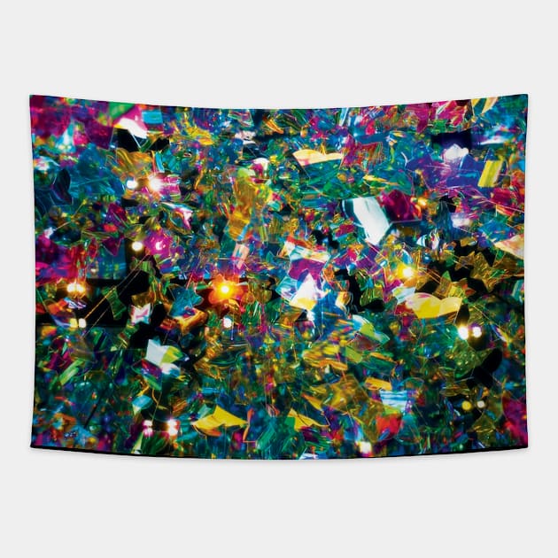 Crystal Pattern, Brilliant Stones, Colorful Gems Crystals Print Gift Tapestry by Art Like Wow Designs