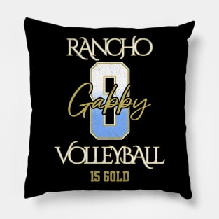 Gabby #8 Rancho VB (15 Gold) - Black Pillow