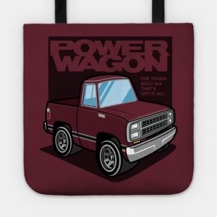 Medium Red Sunfire - Power Wagon (1980) Tote