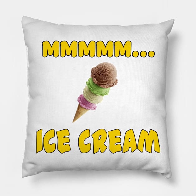 Mmmm... Ice Cream Pillow by Naves