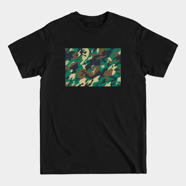 Disover CAMO MILITARY GREEN - Camo - T-Shirt