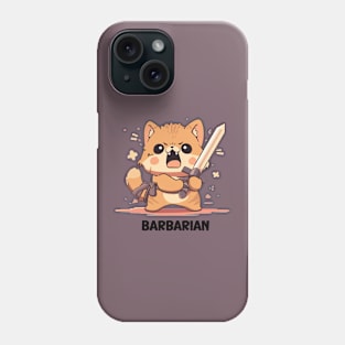 Kitten Barbarian Phone Case