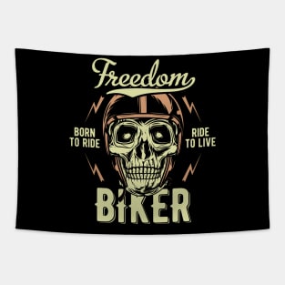 Freedom Biker Tapestry