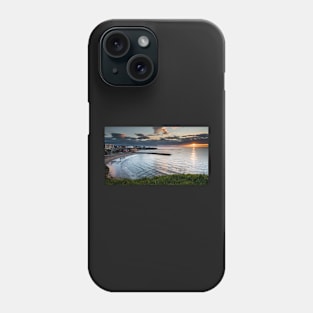 Cullercoats Harbour Sunrise Phone Case