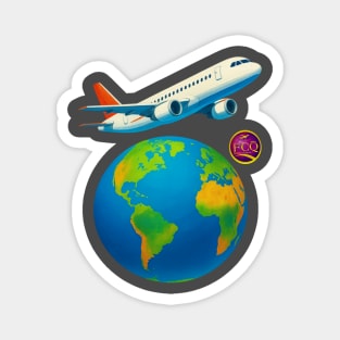World Plane FirstClassQueen Magnet
