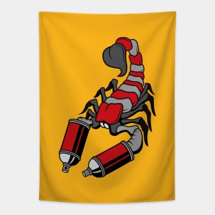 Spray Scorpion Tapestry