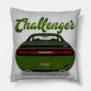 Challenger Srt-8 Green Custom Back Pillow