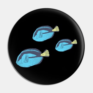 Blue Tang Fish - Keep Swimming - Aquarium Fish Pin