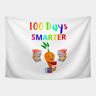 100 Days Smarter, Happy 100 Days Of School Tapestry