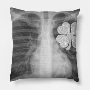 When The Doctor Takes An X-ray Of My Heart Patrick Day Pillow