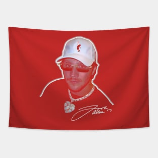 Josh Allen Funny Meme, Buffalo Football Retro Tapestry