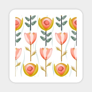 Garden of enchanted flowers Magnet