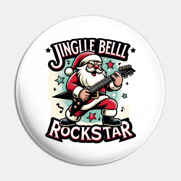 Jingle Bell Rockstar Pin by MZeeDesigns