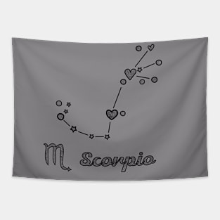 Scorpio zodiac sign Tapestry