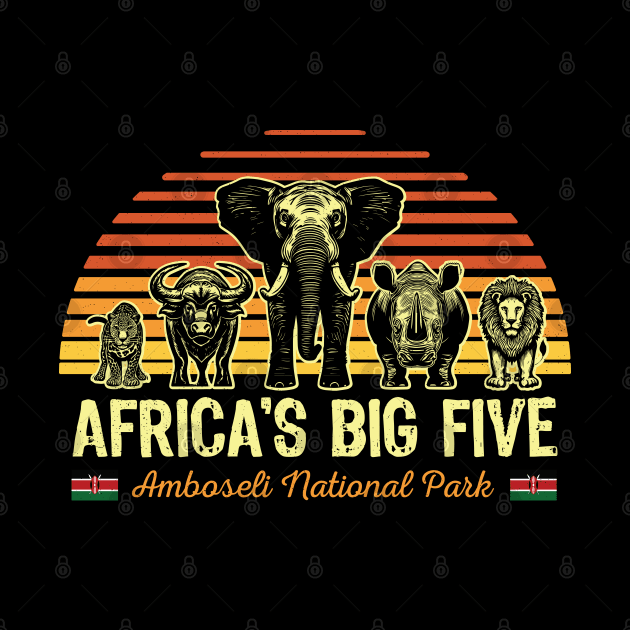 Africa's Big Five Safari | Leopard Rhino Elephant Buffalo Lion | Big 5 Africa | Amboseli National Park by BraaiNinja