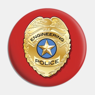 Engineering Police Pin