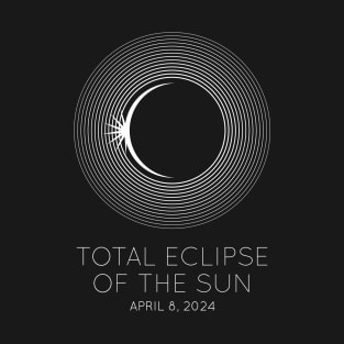 Total Eclipse of the Sun, Circles (for dark backgrounds) T-Shirt