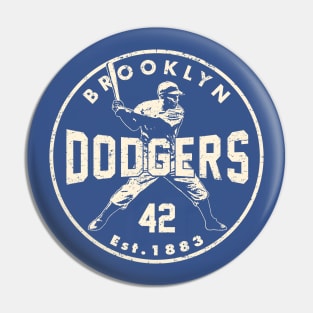 Jackie Robinson Dodgers 2 by Buck Tee Pin