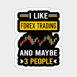 3 People Forex Trading Trade Trader Magnet