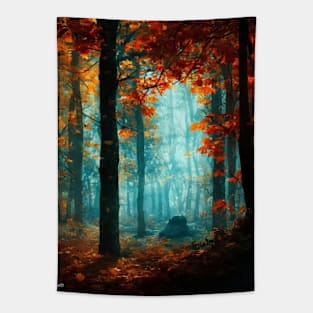 A forest in autumn Tapestry